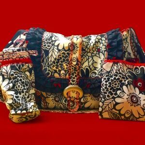 Kalencom of New Orleans Diaper Bag and Accessories - GUC